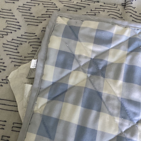 Light Blue Queen Quilt Comforter UGG PRISCILLA QUEEN COVERLET 3PC SET - Picture 8 of 10